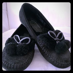 Cole Haan Black Moccasins